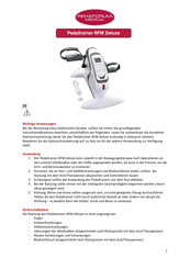 Rehaforum MEDICAL RFM Deluxe Manual Del Usuario