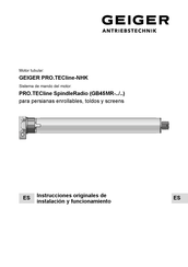 GEIGER PRO.TECline-NHK Instrucciones Originales De Instalación Y Funcionamiento