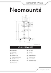 NeoMounts NS-M1250WHITE Manual De Instrucciones