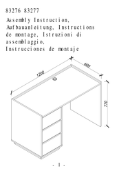 heute wohnen HWC-J78 83277 Instrucciones De Montaje