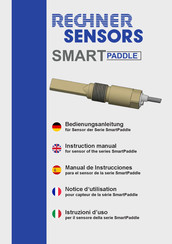 Rechner Sensors SMART PADDLE Manual De Instrucciones