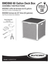 Suncast BMDB60 Instrucciones De Armado