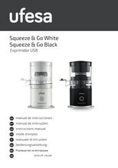 UFESA Squeeze & Go Black Manual De Instrucciones