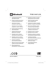 EINHELL TP-BS 18/457 Li BL Manual De Instrucciones Original