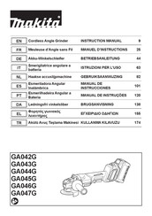 Makita GA045G Manual De Instrucciones