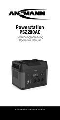 ANSMANN PS2200AC Manual De Instrucciones