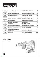 Makita HM002G Manual De Instrucciones