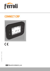 Ferroli CONNECT CRP Manual De Instalacion Y Uso