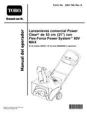 Toro Power Clear 53 Manual Del Operador