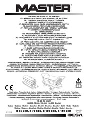 Master B 35CED Manual Del Propietário