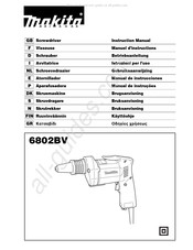 Makita 6802BV Manual De Instrucciones