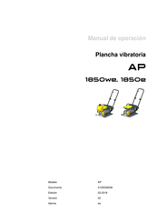 Wacker Neuson AP 1850e Manual De Operación