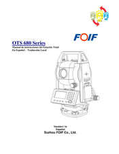 Foif OTS 680 Serie Manual De Instrucciones