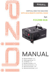 Ibiza Light FOG900-RGB Manual De Instrucciones