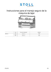 Stoll BMS 52 Instrucciones Para El Manejo