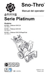 Ariens 921057 Manual Del Operador