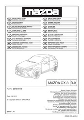 Mazda QDKE 50 AH0 Instrucciones De Montaje