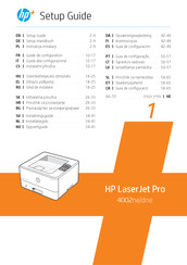 HP LaserJet Pro 4002ne Serie Guía De Configuración