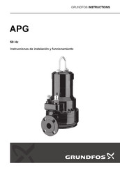 Grundfos APG Instrucciones De Instalación Y Funcionamiento