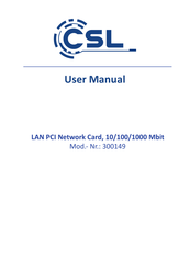 CSL 300149 Manual De Instrucciones