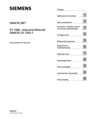 Siemens SIMATIC NET CP 1545-1 Instrucciones De Servicio