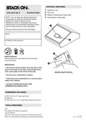 Stack-On SHD-AOTT-BG-E Manual De Instrucciones