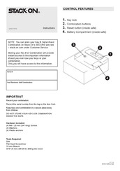 STACK-ON QAS-1510 Manual De Instrucciones