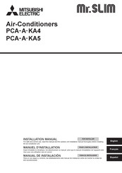 Mitsubishi Electric Mr.SLIM PCA-A42KA4 Manual De Instalación