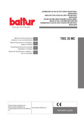 Baltur TBG 35 MC Manual De Instrucciones