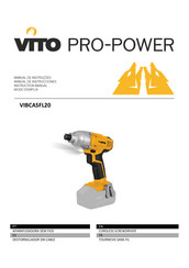 VITO PRO-POWER VIBCASFL20 Manual De Instrucciones