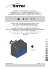 Sime FUEL 35 LN VERS.HE Manual De Uso, Instalación Y Mantenimiento