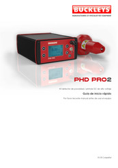 Buckleys PHD PRO2 Guia De Inicio Rapido