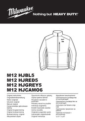 Milwaukee HEAVY DUTY M12 HJRED5 Manual De Instrucciones