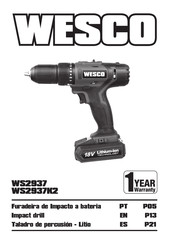 Wesco WS2937 Manual Del Usuario