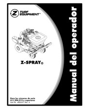 Turf Equipment Z-SPRAY 212 Serie Manual Del Operador