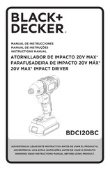 Black and Decker BDCI20BC Manual De Instrucciones