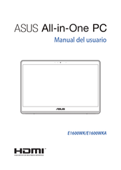 Asus E1600WKA Manual Del Usuario