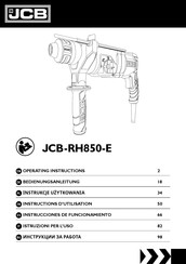 JCB RH850-E Instrucciones De Funcionamiento