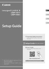 Canon imageCLASS X LBP1861 Guia De Instalacion