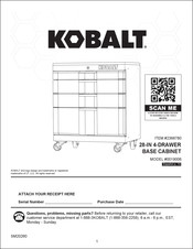 Kobalt 0019006 Manual De Instrucciones
