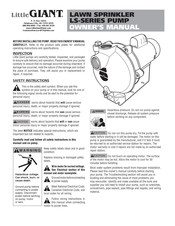 Little Giant LS Serie Manual Del Propietário