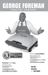 George Foreman GR1080P Manual De Instrucciones