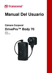 Transcend DrivePro Body 70 Manual Del Usuario