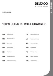 Deltaco USBC-GAN04 Manual Del Usuario