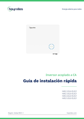 Hoymiles HAS-4.6LV-EUG1 Guía De Instalación Rápida