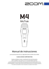 Zoom M4 MicTrak Manual De Instrucciones