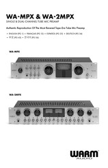 Warm Audio WA-2MPX Manual De Instrucciones