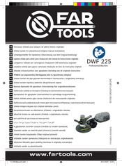 Far Tools DWF 225 Traduccion Del Manual De Instrucciones Originale