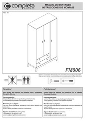 Completa Móveis FM006 Instrucciones De Montaje