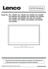 Lenco DVL-2262BK Manual De Instrucciones